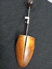 Vintage Wood Wooden Shoe Form Keeper Stretcher Adjustable Form Set Pre-owned 142