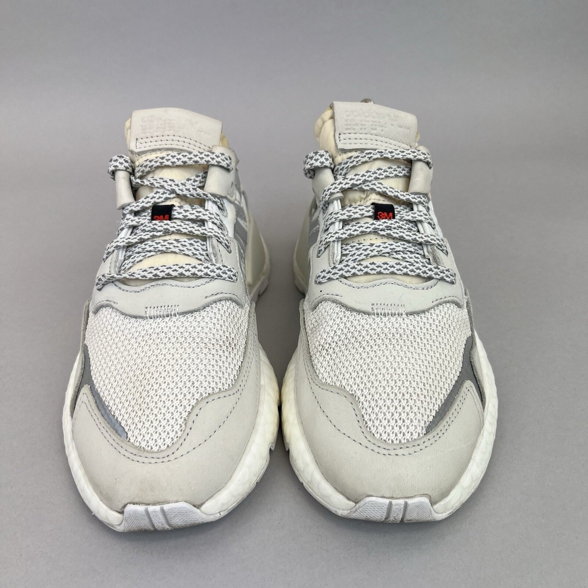 Adidas x 3M Nite Jogger Grey White Gym Fitness Sport Trainers
