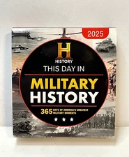 This Day in History 2025 desk calendar 365 Days of Military History Facts new