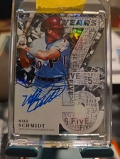 2026 Topps Series 1 Baseball Mike Schmidt #75YA-MS 75 Years Of Topps Auto 6/10