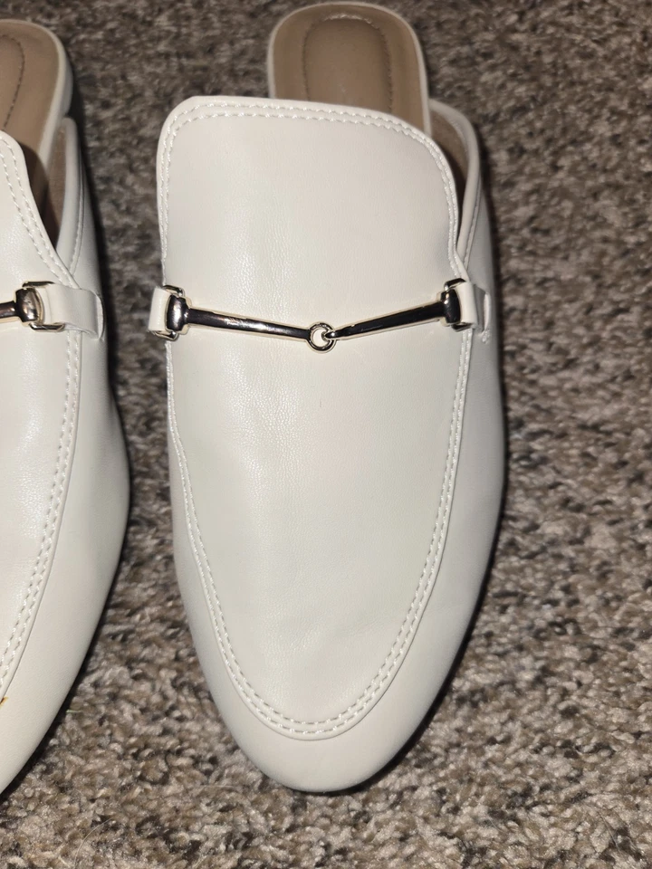 Zapatos para mujer Rachel Zoe beige Horsebit Alani sin cordones/talla 8,5 M Foto 3 de 4