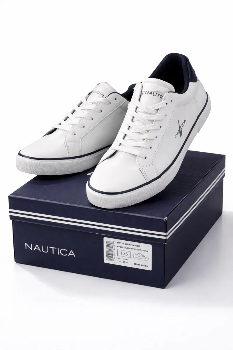 Nautica White Solid Casual Shoes for Men for sale | eBay display picture 1