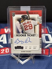 2021 Panini Contenders - Rookie Ticket Variation A Bobby Dalbec #106 (AU, RC)