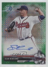 2017 Bowman Chrome Prospect Mega Box Green Refractor 75/99 Sean Newcomb Auto n7e