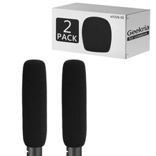 Geekria Foam Windscreen for RODE VideoMic, NTG1, NTG2, NTG4, NTG4 2 Pack