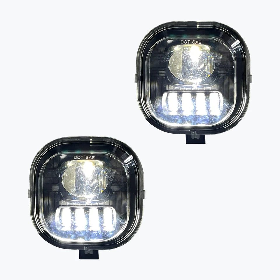 Conjunto de luces antiniebla LED luces de parachoques para Ford F250 F350 F450 Super Duty 1999-2016 Foto 2 de 4