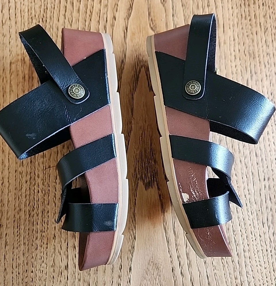 project cloud  Open- Toe  Platform sandals Size 7… - image 4