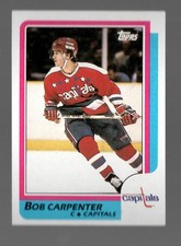 1986-87 Topps Bob Carpenter Washington Capitals #150 Near Mint or Better
