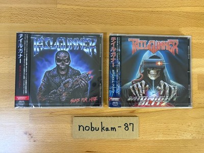TAILGUNNER ''GUNS FOR HIRE'' + ''Midnight Blitz'' Japan CD set