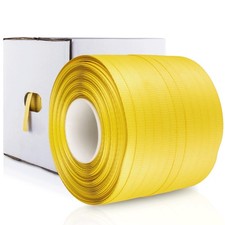 PP Strapping, Heavy Duty Packaging Banding Strap, 1/2" x 984' Polypropylene P...