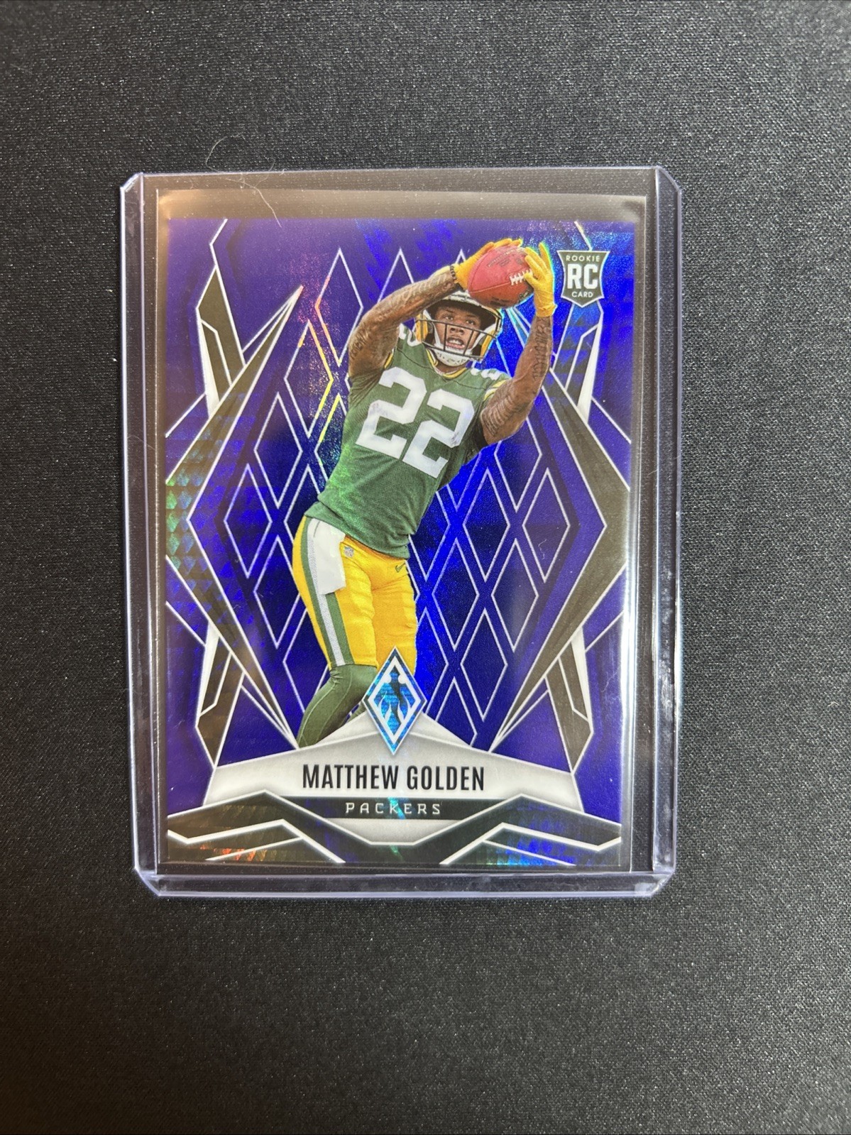2025 Panini Phoenix - Rookies Matthew Golden #174 Blue Hyper 112/199 (RC)