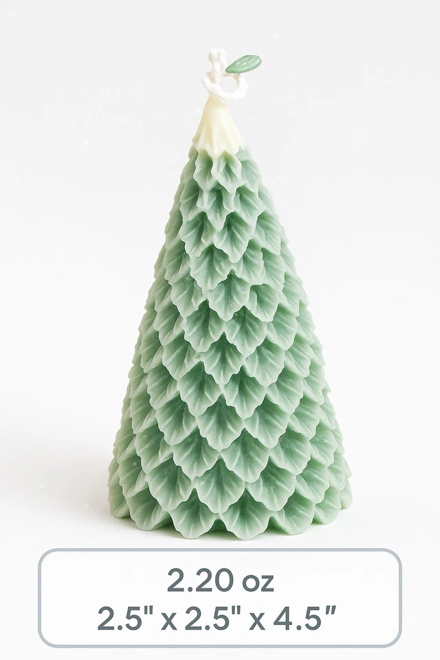 Счастливого Рождества свечи комплект - Санта, дерево, колокол и перчатки свечи - 5 за $20 - Изображение 2 из 4