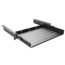 Sliding Under Desk Laptop Mount, Metal Laptop Mount with Air Vents, Under Desk S