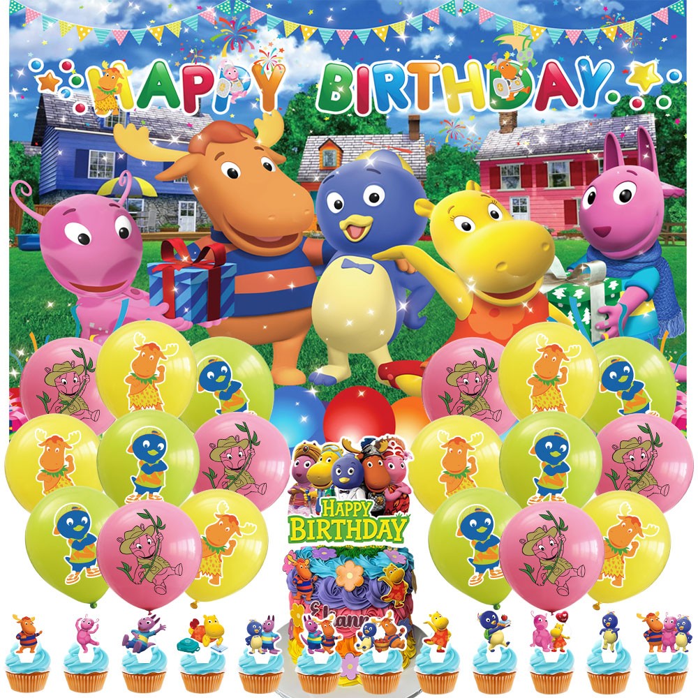 The Backyardigans Party Supplies Party Decor Set Balloons Cake Toppers ...