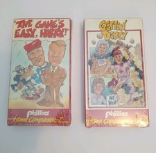 Phillies Home Companion VHS Sealed Lot of Two (2) Baseball I & III Philadelphia