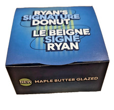 Ryan Reynolds Tim Hortons caja de donas, arce 🍁 mantequilla esmaltada donuts caja de firma