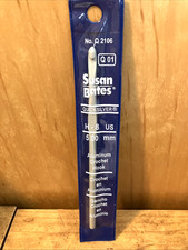 Susan Bates Quicksilver Aluminum Crochet Hook Size H/8 5.00mm, NIP