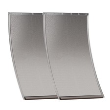 2 Pack Extra Large Dog Door Replacement Flaps with Screws, Compatible with Pe...