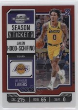2023 Panini Contenders Optic Season Ticket Red Prizm Jalen Hood-Schifino #72 uk2