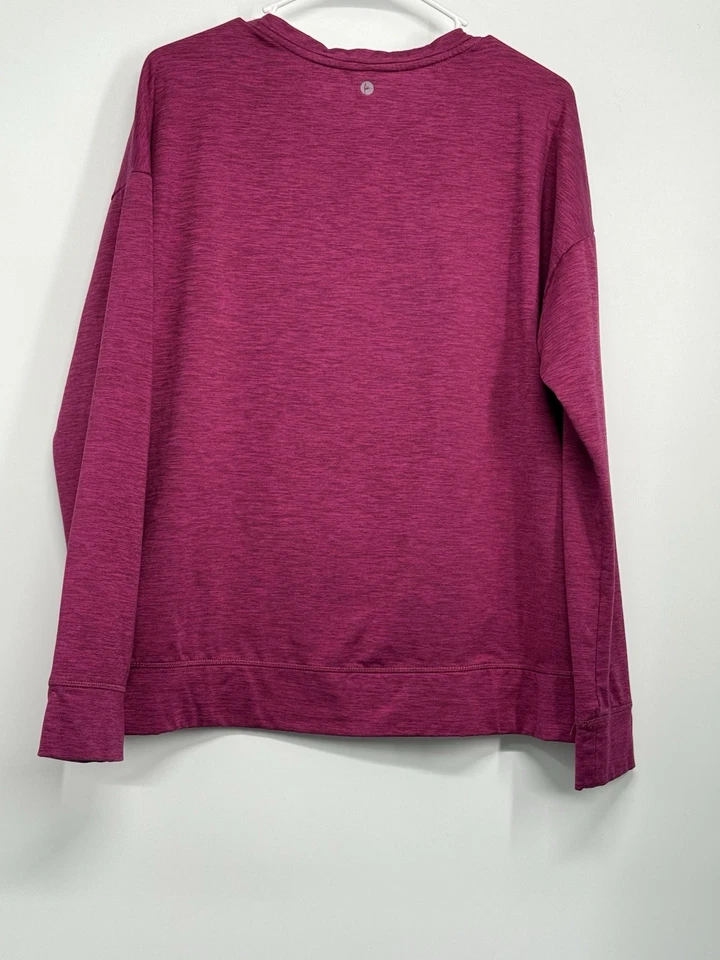 Pullover para mujer 90 Degree by Reflex XL rosa manga larga ropa deportiva top Foto 2 de 4