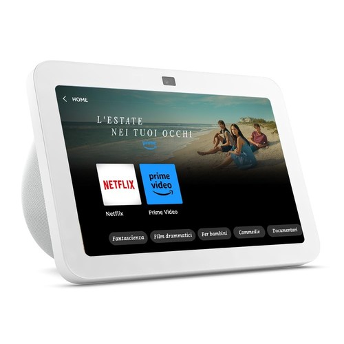 Echo Show 8 (Ultimo modello) Schermo touch intelligente HD con audio spaziale