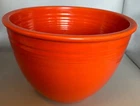 (1936-1945) Vintage Homer Laughlin Fiesta #5 Red Mixing Bowl. #1