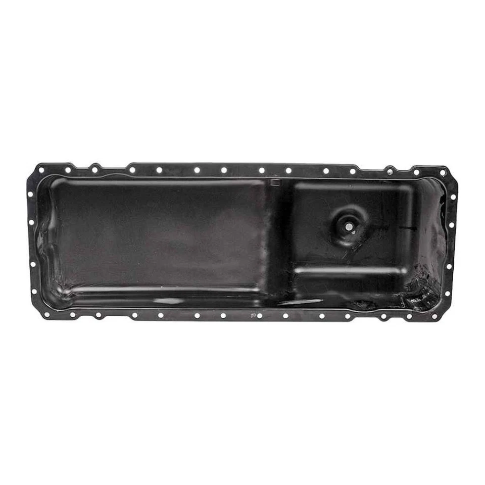 For GMC C7500/C8500 Topkick 2007 Engine Oil Pan | Steel Black Anti-Rust Painted - Image 2 of 4