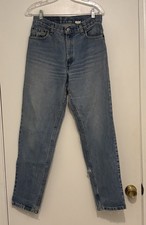 Vintage Levis 550 Women 10 M Jeans Made in USA Distressed High Rise 11.5