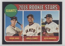 2018 Topps Heritage Rookie Stars Black Border /50 Ryder Jones Reyes Moronta 7i2