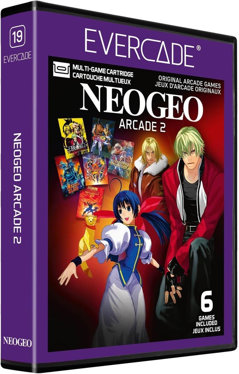 Evercade 19 NeoGeo Arcade 2 - 6 Games Limited Edition Metal Slug