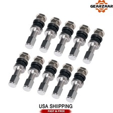 10pack Stainless Steel Wheel Tire Valve Stems Hight Pressure Tire Valve Stems