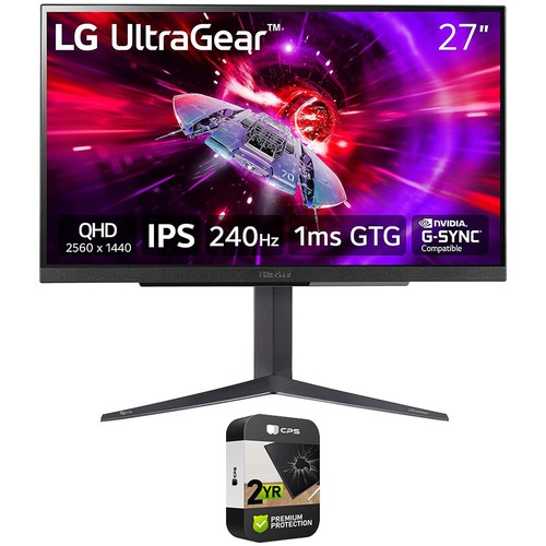 LG 27" UltraGear QHD 1ms 240Hz Gaming Monitor with 2 Year Warranty - Picture 2 of 12