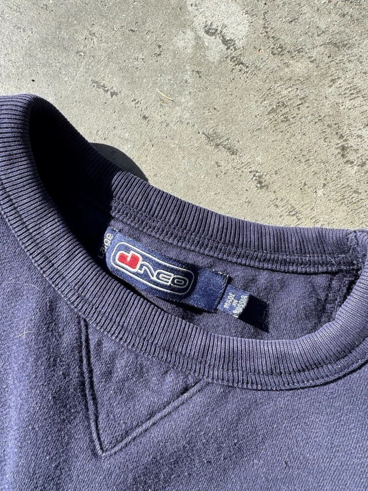 Винтажный вышитый круглый вырез 90-х Jnco с надписью размер L - Изображение 4 из 4