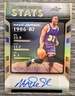 2025 Leaf In The Game Used Sports Video Game Stats Silver Magic Johnson /30 Auto
