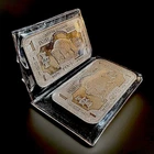 TWO TROY OUNCES - 1 Troy oz .999 Fine Silver American Buffalo Bar (Lot of 2)