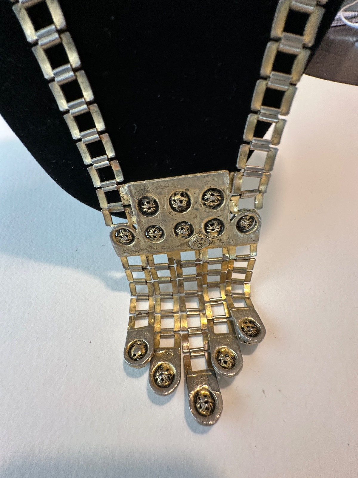 Spectacular Designer EDLEE Statement Modernist 70… - image 10