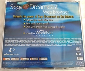 TESTED CIB SEGA Dreamcast Web Browser for Sega Dreamcast 1999 Case Scratch