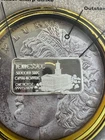 Tennessee 1796 16th State, 1 Troy oz .999 FINE Silver bar, CM-0148