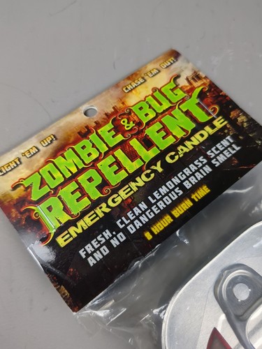 Zombie & Bug Emergency Candle Repellent 8 hour Burn Time Crush Proof Watertight - Picture 4 of 10