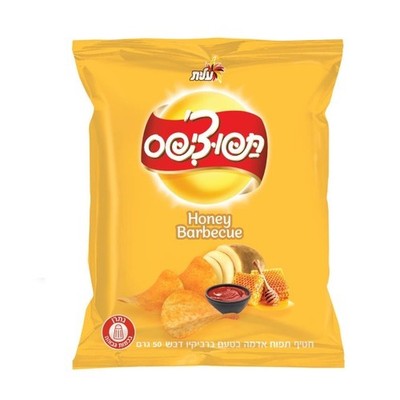 9x Lay s Potato Chips Honey Barbecue By Elite Tapuchips, 50 Grams, From Israel,