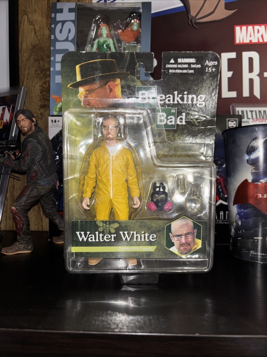 Mezco Toys Breaking Bad: Walter White-Yellow Hazmat Suit