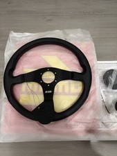 Genuine Asm Momo Tuner Steering Wheel Asm I.s. Design Horn Button