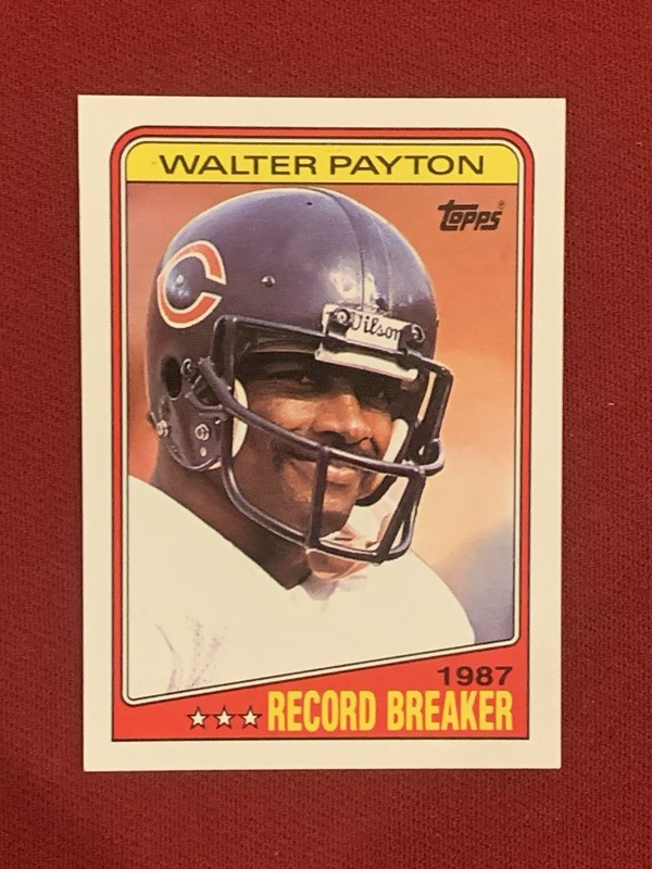 1988 Topps - 1987 Record Breakers Walter Payton #5