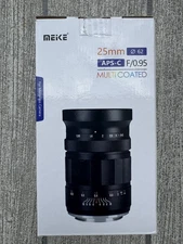 Meike 25mm f0.95 Large Aperture Manual Focus APS-C Lens for Canon EF-M Mount EOS
