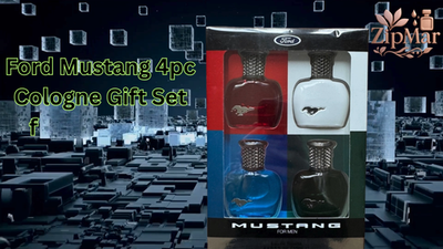 Men's Gift Fragrance Mustang By Ford Eau De Toilette Spray 4x0.5fl