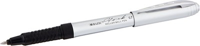 BAZIC York Black Color Jumbo Rollerball Pen w/ Grip (3/Pack)