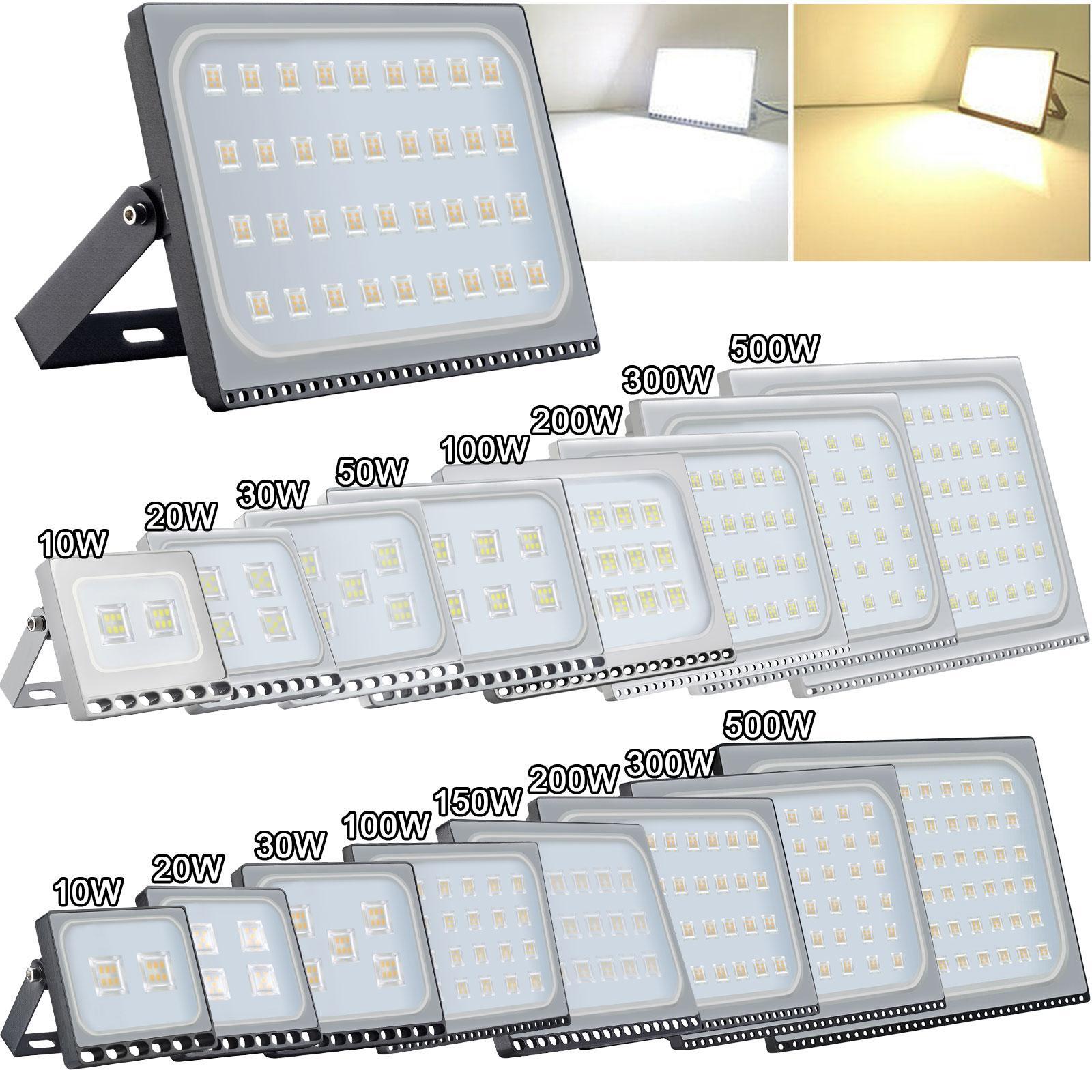 LED Floodlight Security 10W 20W 30W 50W 100Watt Wall Light Outdoor
