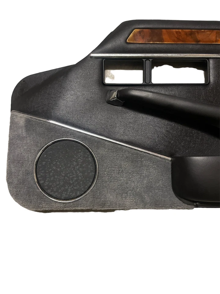 1993 1994 Jaguar XJS painel interno lateral de passageiro conversível PRETO BOM - Imagem 2 de 4