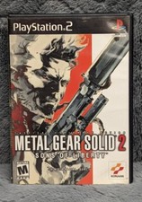 Metal Gear Solid 2 Sons of Liberty PlayStation 2 2001 PS2 Tested Complete Game