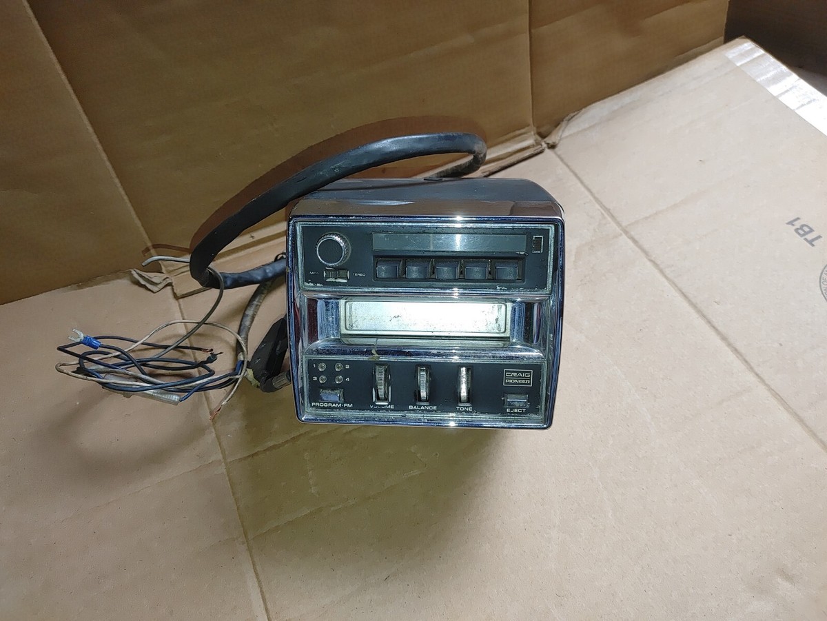 Vintage Craig Pioneer Fm Stereo 8 Track Player Floor Mount 3125 | eBay